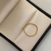 Anillo It Cadena Militar Oro amarillo 18k / Talla 4 / +4 / 0,85 Gr / 2 mm