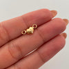 Herraje Corazon Inflado Oro amarillo 18k 0,3 Gr / 1,3 Cm