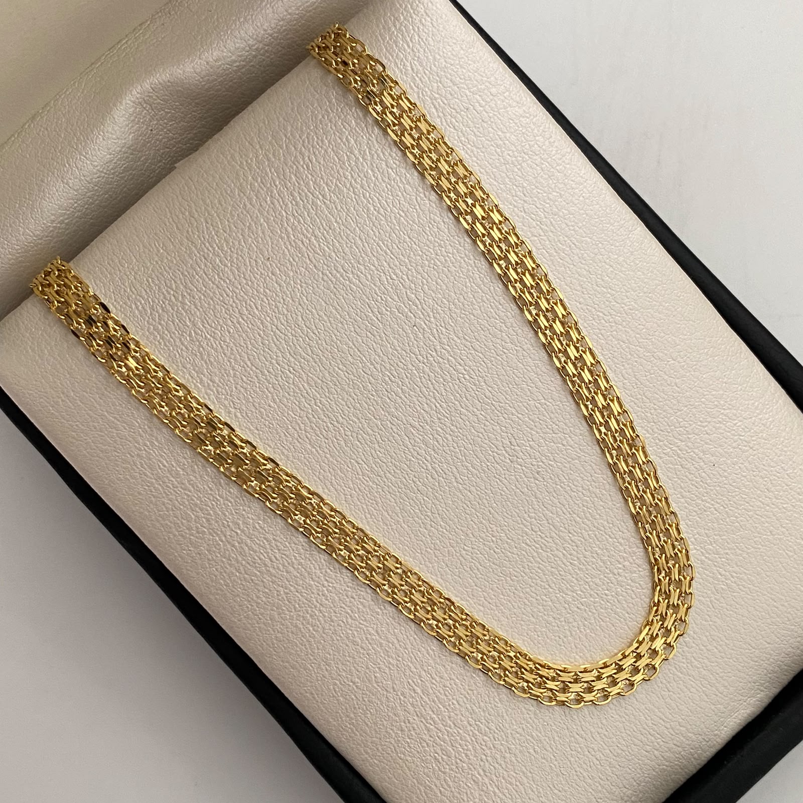 Cadena It China Oro amarillo 18k +1 / 7,3 Gr / 4,5 mm / 60 Cm