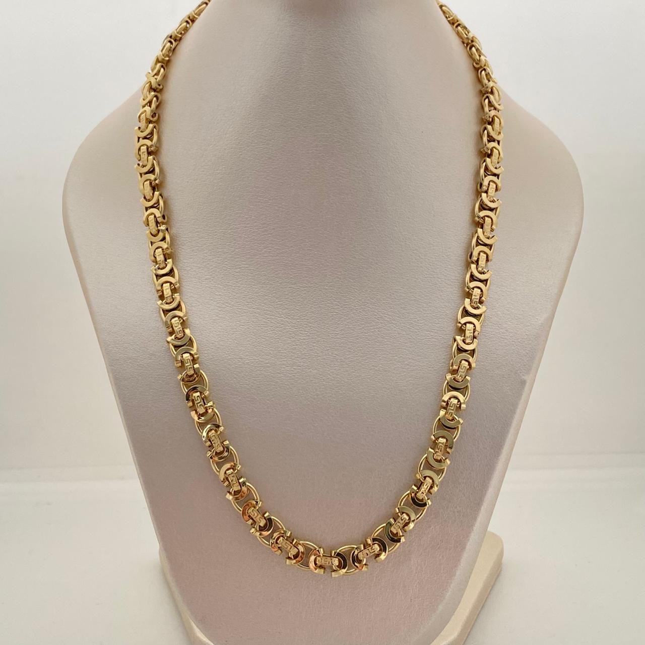 Cadena It rustica vs  Oro amarillo 18k +4 / 23,55 Gr / 6,6 mm / 60 Cm