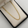 Cadena China Espejo doble carril Oro amarillo 18k +1 / 4,75 Gr / 3,6 mm / 45 Cm