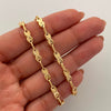 Cadena Infinito Diamantado Oro amarillo 18k 12,65 Gr / 4,4 mm / 60 Cm Broche 0,60