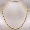 Cadena Rustica Oro amarillo 18k 13,10 Gr / 3,5 mm / 60 Cm Broche 0,40