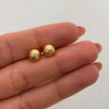 Topos Bola Diamantada 7mm Oro amarillo 18k 0,95 Gr