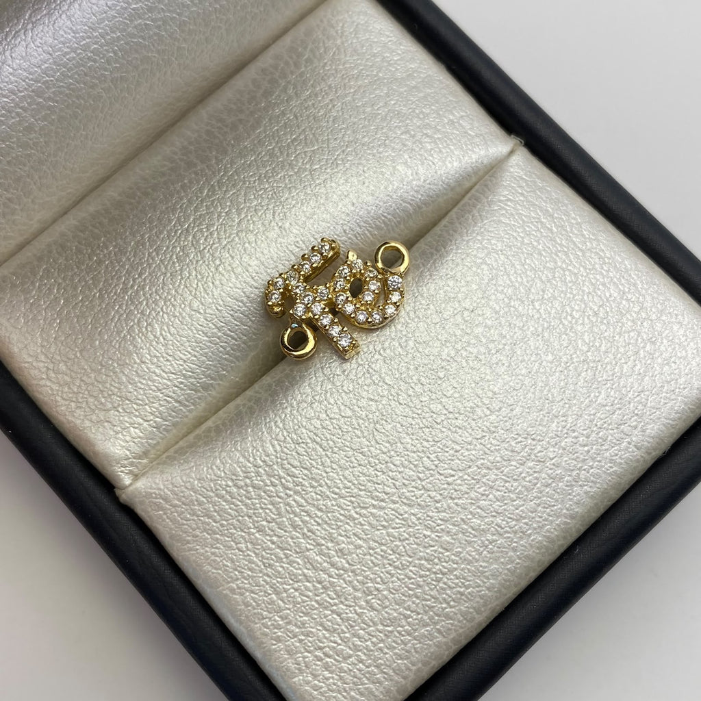 Herraje Fe Casting Oro amarillo 18k 0,85 Gr / 1,4 Cm