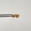Topos topos mini estrella lisa  Oro amarillo 18k 0,4 Gr / 4,8 mm