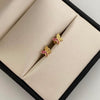 Topos Mariposa Casting Rojo Oro amarillo 18k 0,85 Gr / 6,3 mm