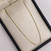 Cadena It Plana diamantada Oro amarillo 18k 3 Gr / 1,7 mm / 60 Cm