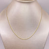 Cadena It Plana diamantada Oro amarillo 18k 3 Gr / 1,7 mm / 60 Cm