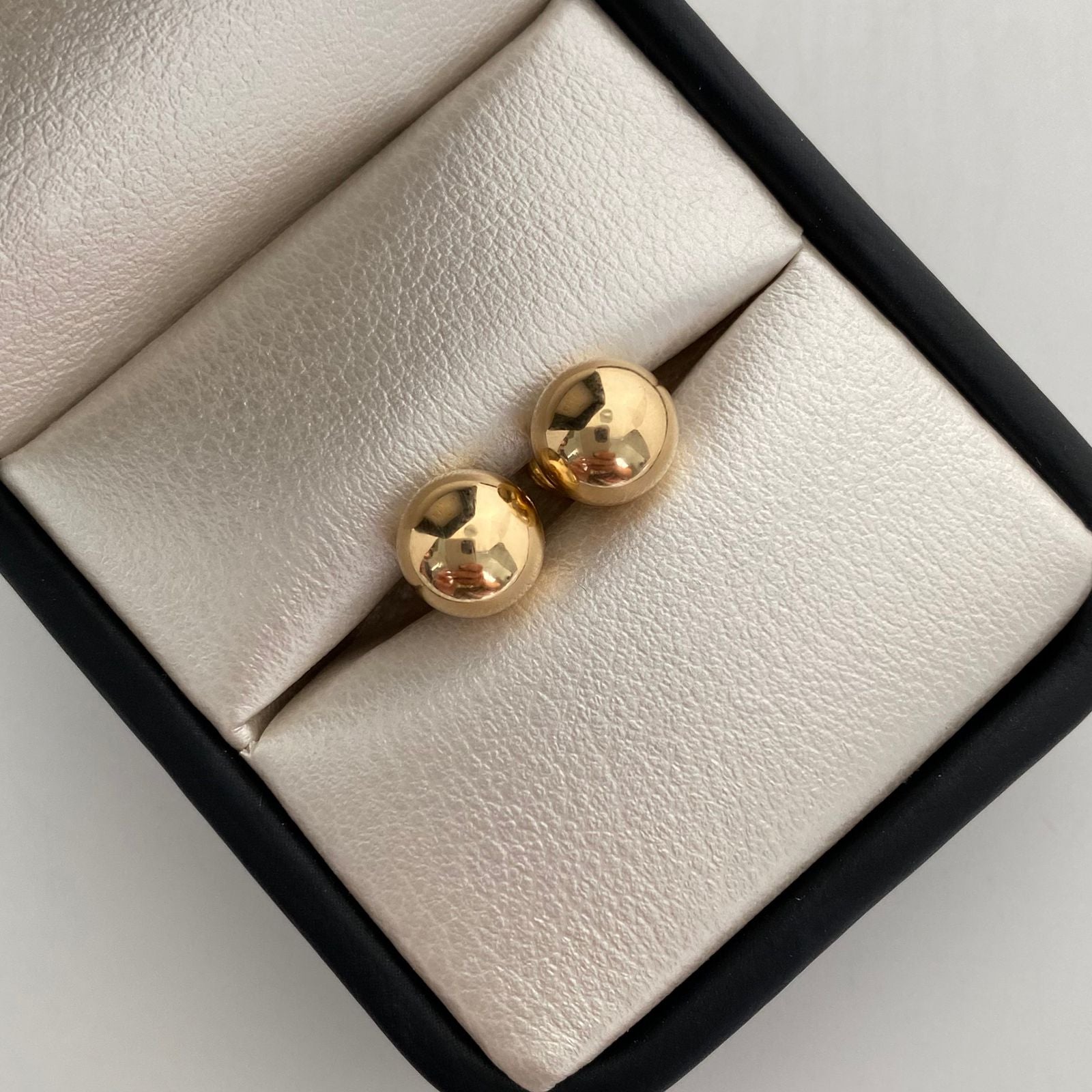 Topos Bola Lisa 8mm Oro amarillo 18k 0,9 Gr