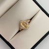 Anillo Virrgen Guadalupe Casting Oro amarillo 18k / Talla 6 / 3,45 Gr / 2,7 mm