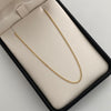Cadena It Mini Cubana Oro amarillo 18k 1,75 Gr / 1,4 mm / 50 Cm