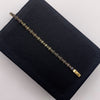Pulso It circones negros Oro amarillo 18k 5,19 Gr / 3,1 mm / 21 Cm
