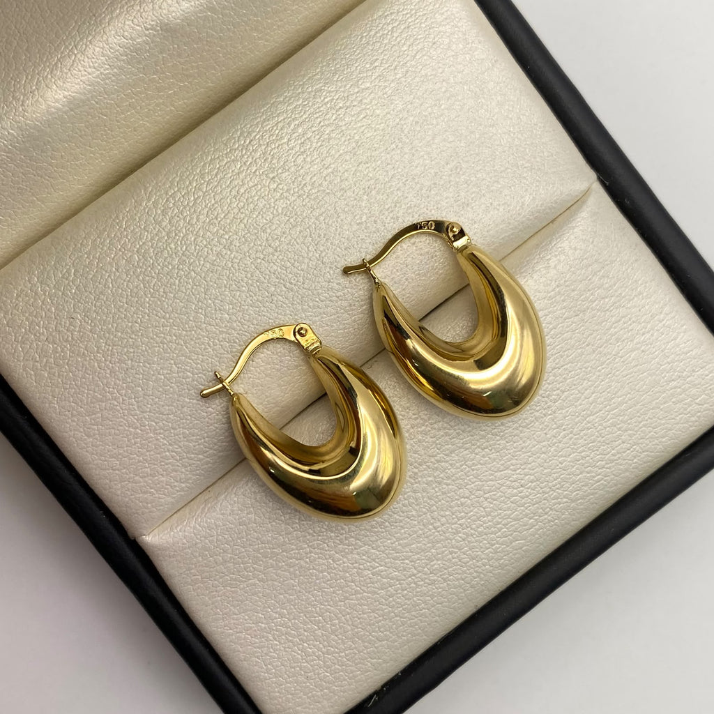 Candonga It inflada (joya) Oro amarillo 18k 3,84 Gr / 2 Cm
