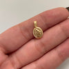 Dije Virgen del Carmen Oro amarillo 18k 0,5 Gr / 8,3 mm / 1,8 Cm