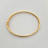 Aro con circones blanco  Oro amarillo 18k 8,3 Gr / 2,8 mm / 18 Cm