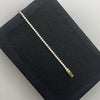 Pulso It tennis circón blanco Oro amarillo 18k 1,95 Gr / 1,6 mm / 18 Cm