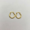 Candonga semi lisa Oro amarillo 1 Gr / 1,5 Cm