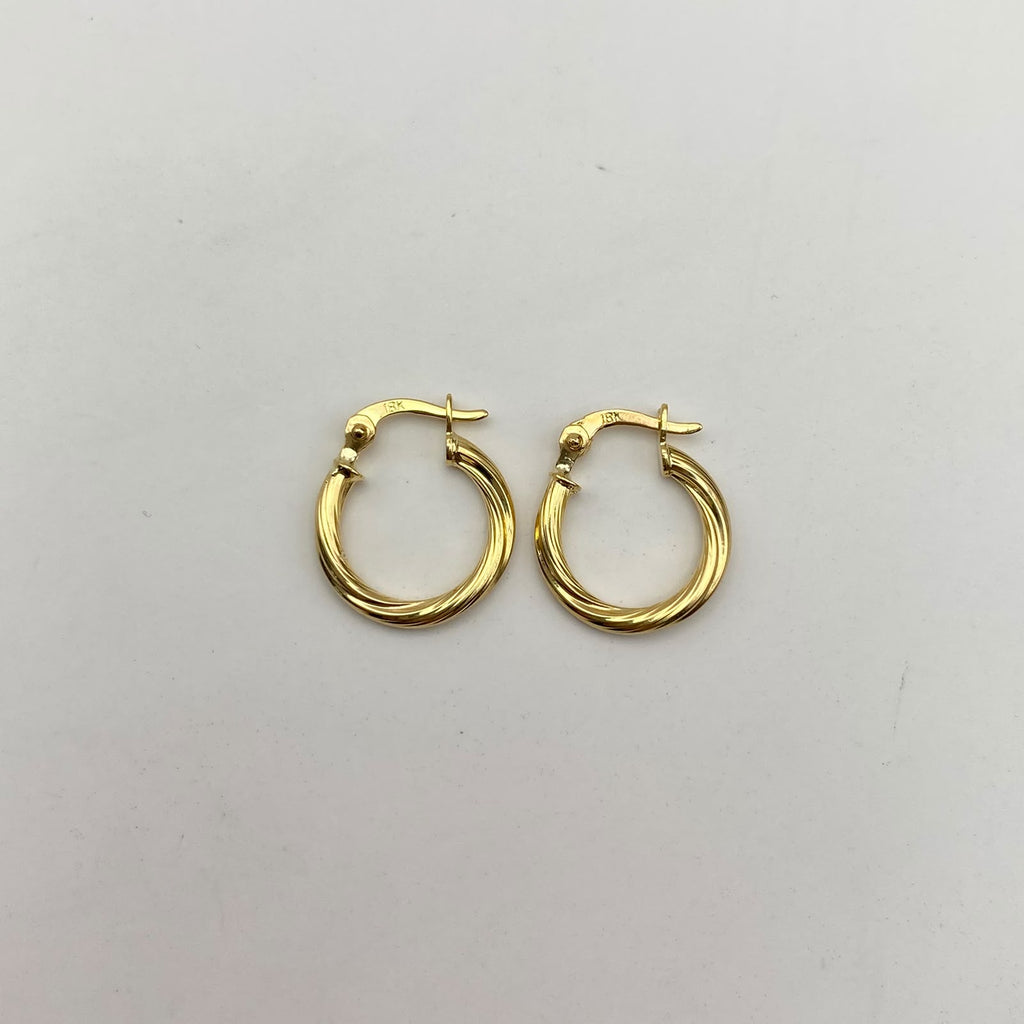 Candonga semi lisa Oro amarillo 1 Gr / 1,5 Cm