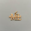Dije Dije Personalizado letra (por fabricacion) Oro amarillo 18k 2,82 Gr