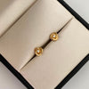 Topos Nudo Circon Oro amarillo 18k 0,7 Gr / 6,6 mm