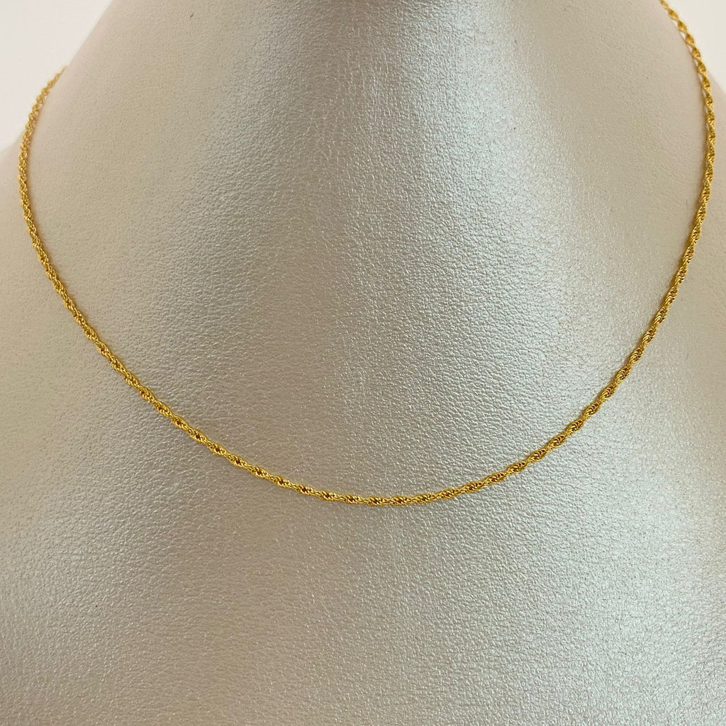 Cadena It Mini Lazo Oro amarillo 18k +1 / 0,85 Gr / 1,1 mm / 40 Cm