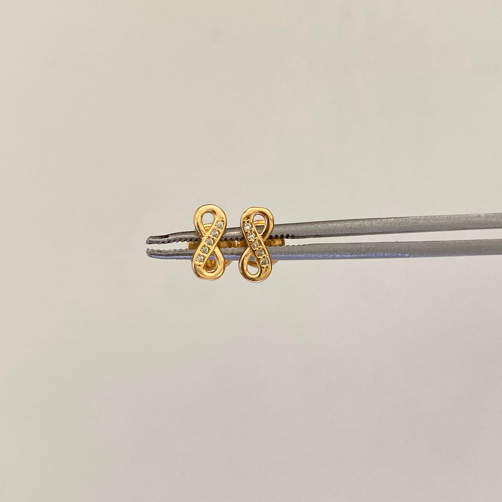 Topos Infinito Casting Oro amarillo 18k 0,75 Gr / 8,1 mm