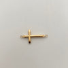 Herraje Cruz Tubular Oro amarillo 18k 0,7 Gr / 3,2 Cm
