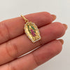 Dije Virgen de Guadalupe Casting Silueta Oro amarillo 18k 1,85 Gr / 11,5 mm / 2,5 Cm