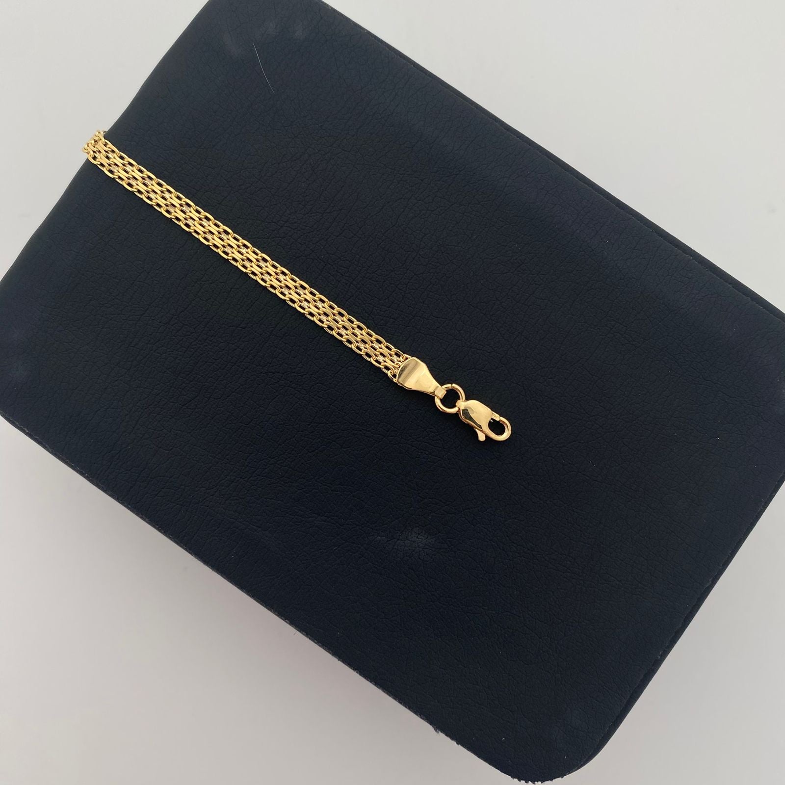 Pulso It chino Oro amarillo 18k +1 / 2,3 Gr / 3,5 mm / 19 Cm