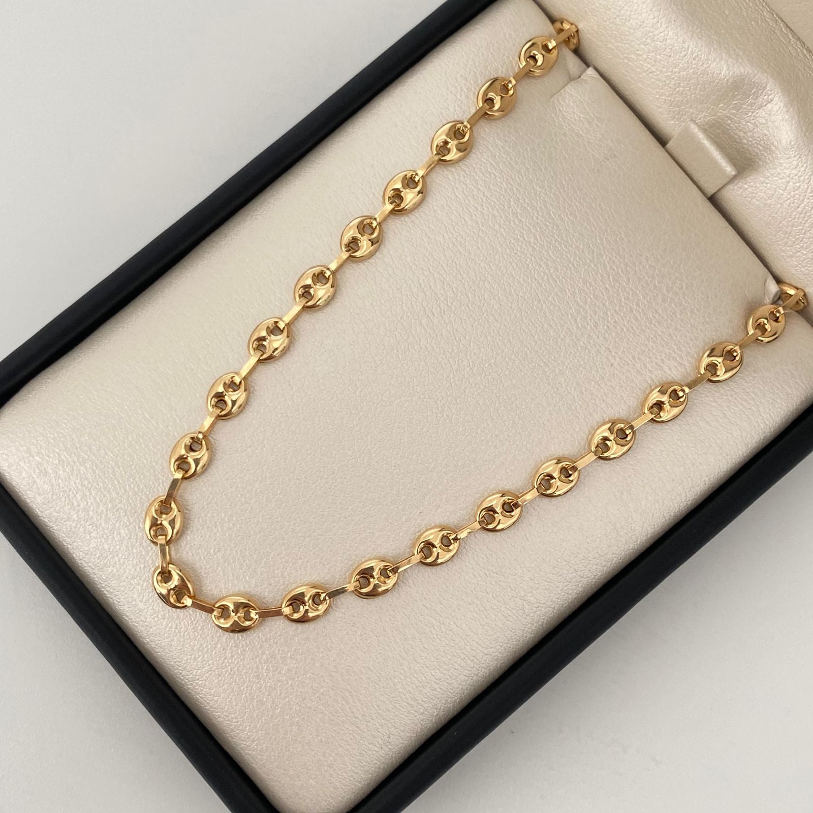 Cadena gc Oro amarillo 18k 9,45 Gr / 4,5 mm / 60 Cm Broche 0,60