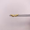 Topos Alas Oro amarillo 18k 0,7 Gr / 10,9 mm