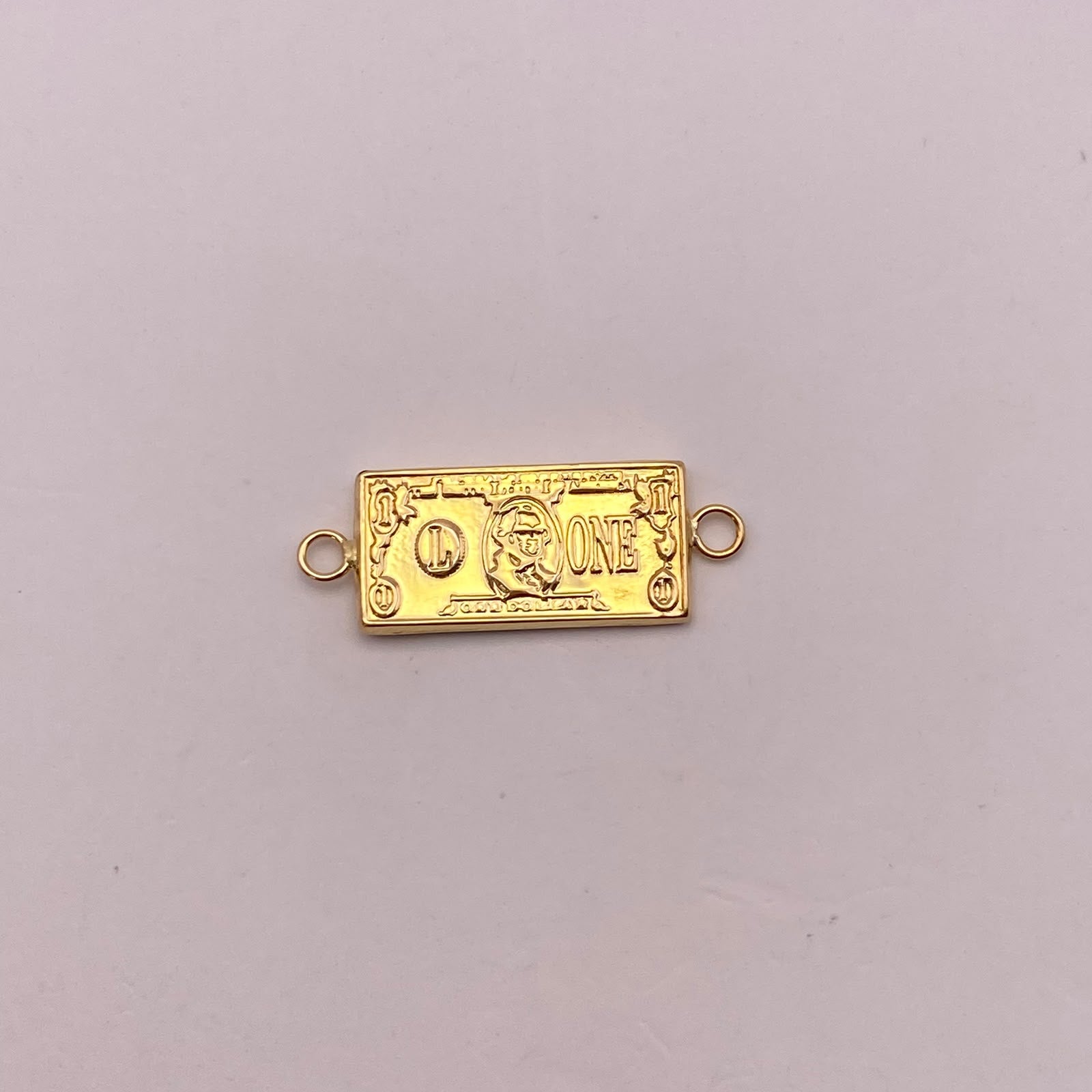 Herraje dolar Oro amarillo 18k 0,98 Gr / 2,3 Cm