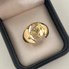 Anillo silueta caballo liso Oro amarillo 18k / Talla 10 1/2 / 7,85 Gr