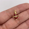 Dije sagrado corazón Oro amarillo 18k 1,72 Gr / 10,7 mm / 1,5 Cm