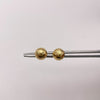 Topos bola diamantada 8mm Oro amarillo 18k 1,10 Gr