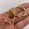 Candonga entorchada Oro amarillo 18k 2,53 Gr / 2,8 Cm