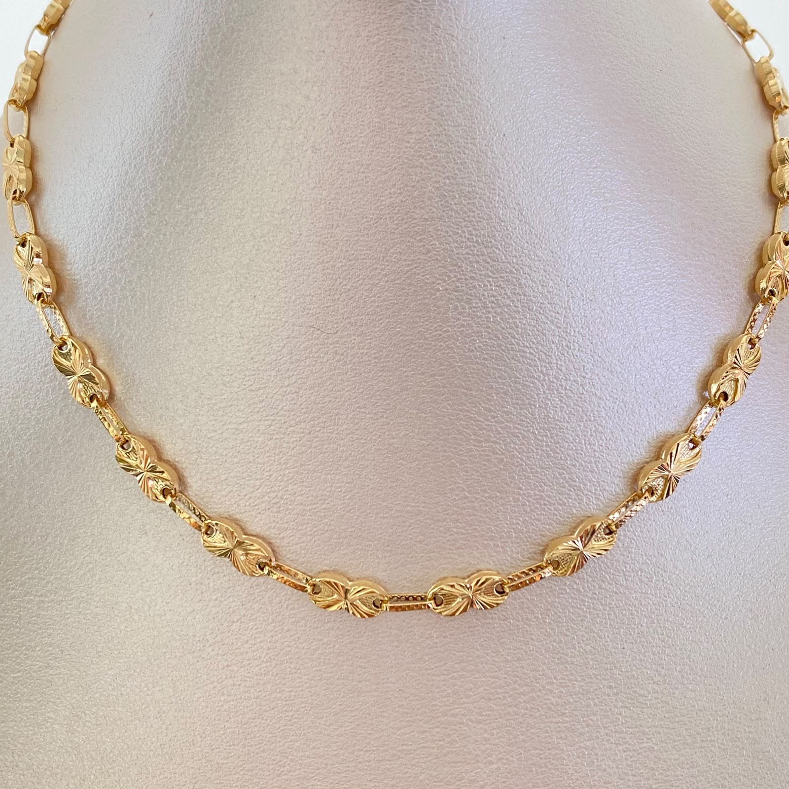 Cadena Infinito Diamantado Oro amarillo 18k 12,65 Gr / 4,4 mm / 60 Cm Broche 0,60