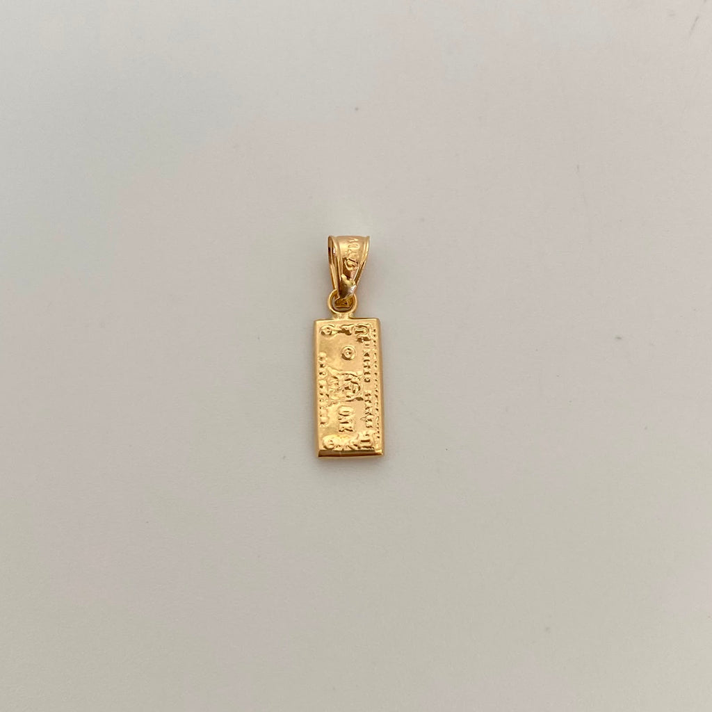 Dije Dolar Oro amarillo 18k 0,7 Gr / 6,6 mm / 2,2 Cm