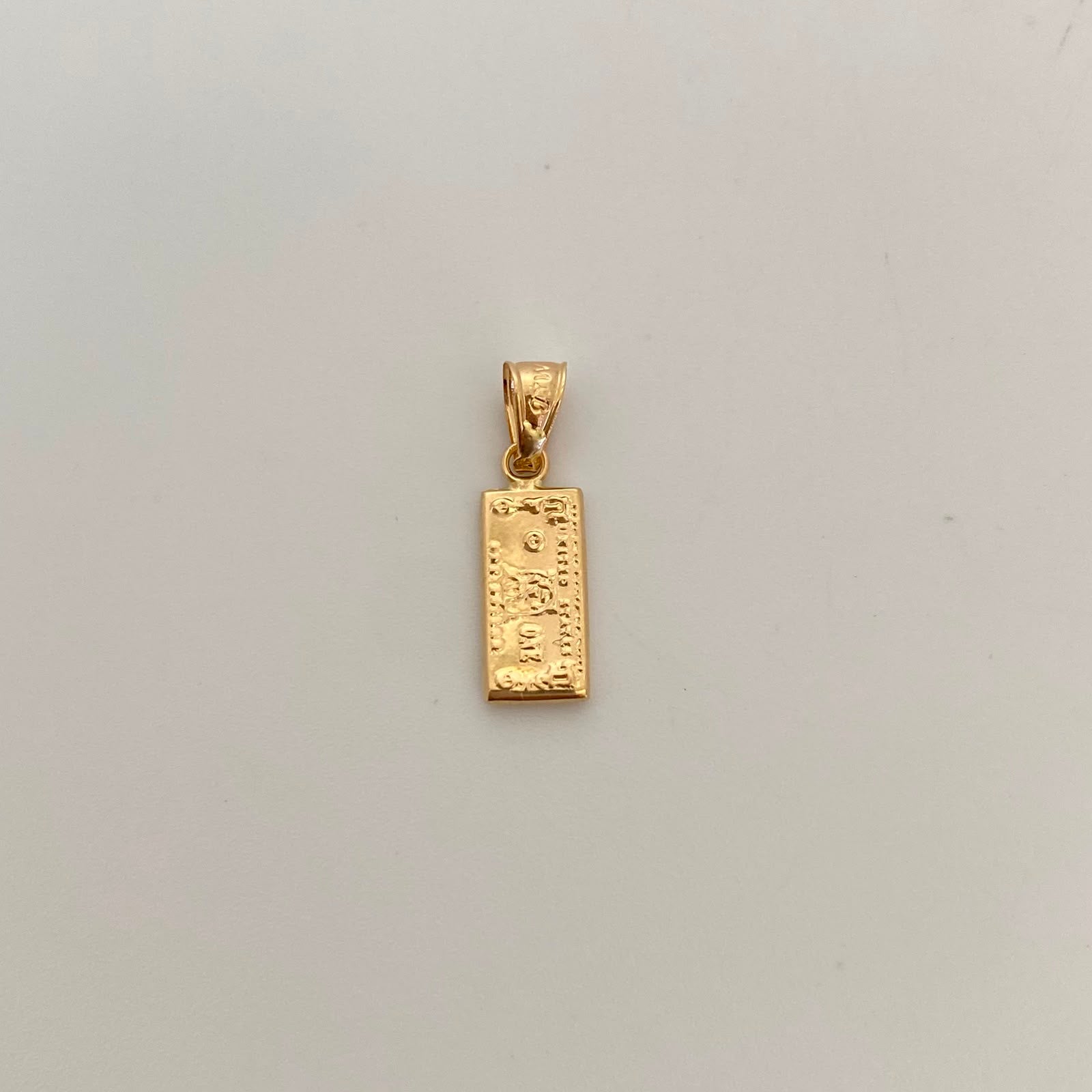 Dije Dolar Oro amarillo 18k 0,65 Gr / 6,7 mm / 2,2 Cm