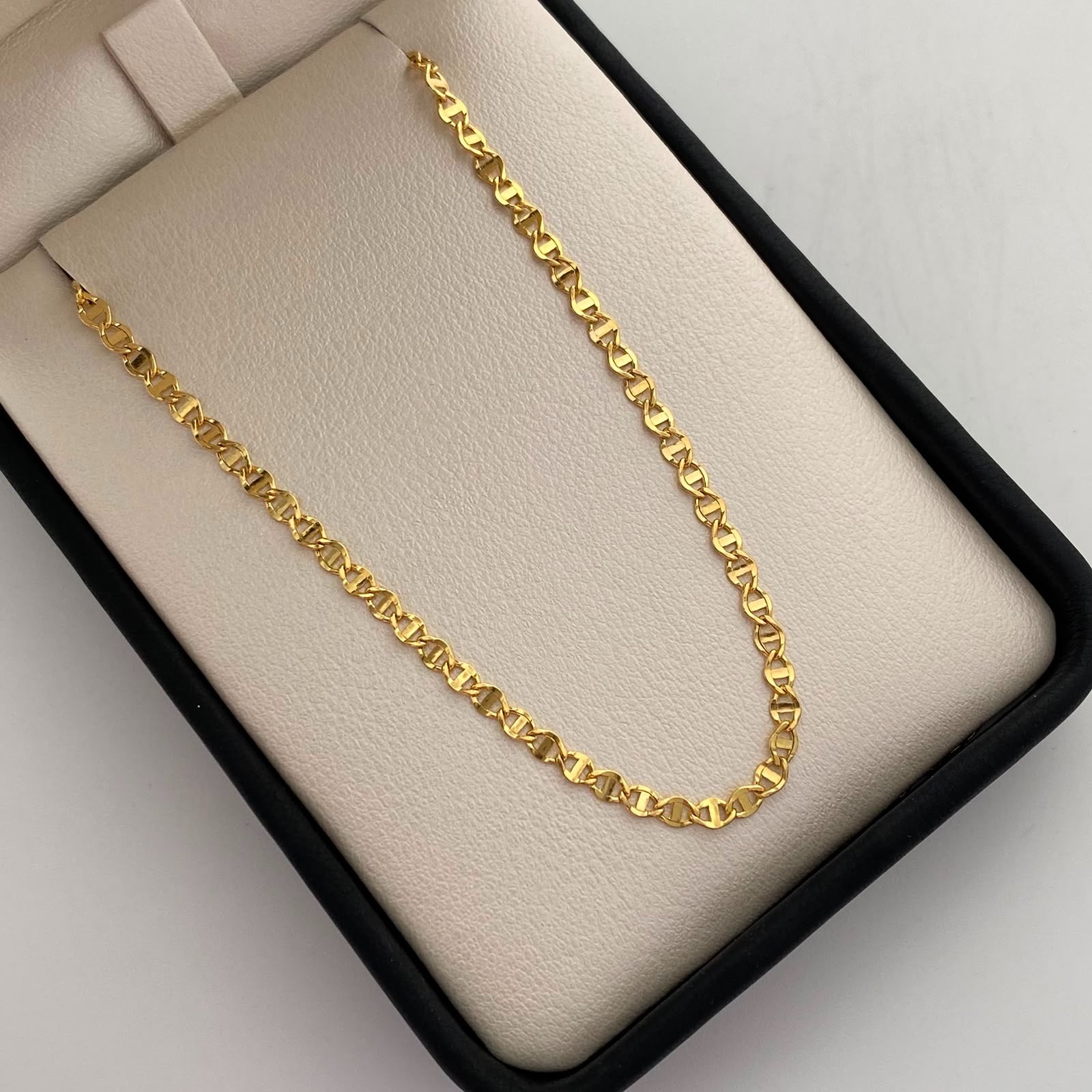 Cadena It Escalera Plana Oro amarillo 18k 3,2 Gr / 2,9 mm / 60 Cm