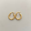 Candonga Entorchada Oro amarillo 18k 1,45 Gr / 1,5 Cm