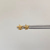 Topos estrella de mar relieves Oro amarillo 18k 0,75 Gr / 7 mm