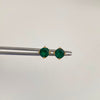 Topos Circon Verde Oro amarillo 18k 1,35 Gr / 6,2 mm