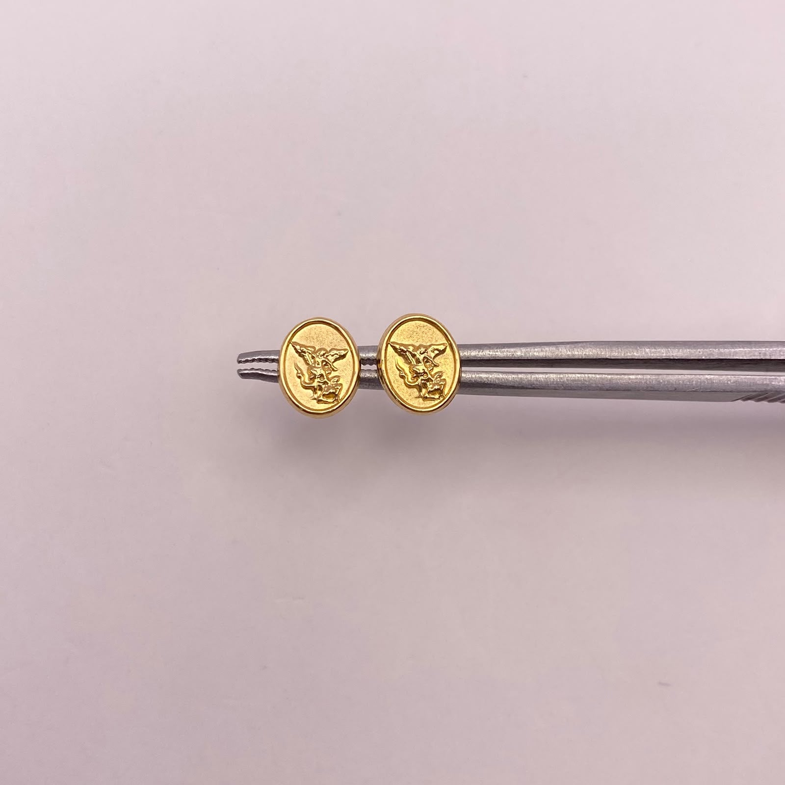Topos san miguel arcangel Oro amarillo 18k 0,85 Gr / 7,55 mm