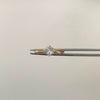 Anillo Soliatrio Oro amarillo 18k / Talla 6 3/4 / 1,35 Gr / 1,6 mm