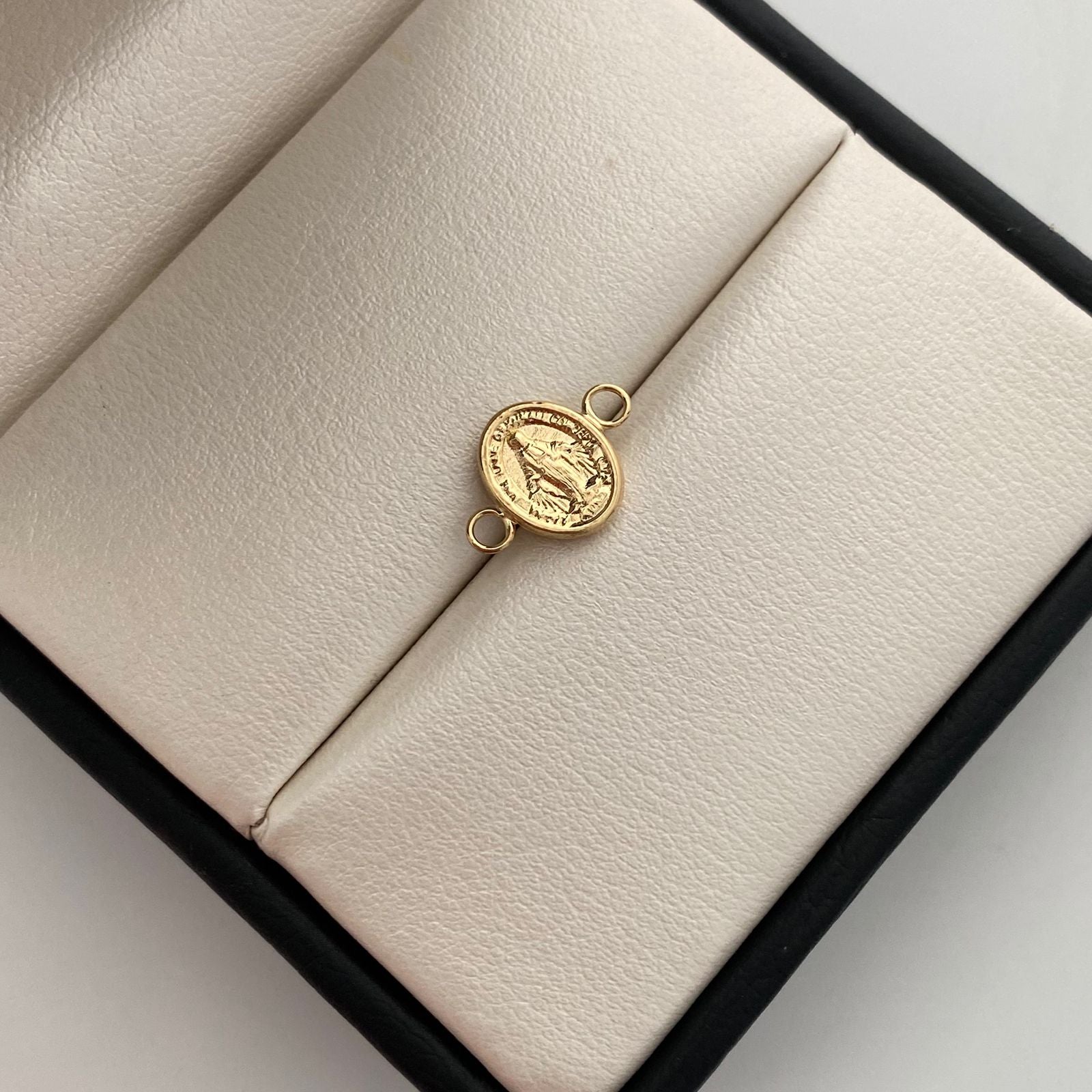 Herraje Virgen Milagrosa Oro amarillo 18k 0,5 Gr / 1 Cm