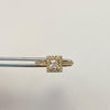 Anillo Solitario Casting Oro amarillo 18k / Talla 6 / 2,45 Gr / 1,7 mm
