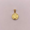 Dije San benito Oro amarillo 18k 0,87 Gr / 14,1 mm / 2,3 Cm