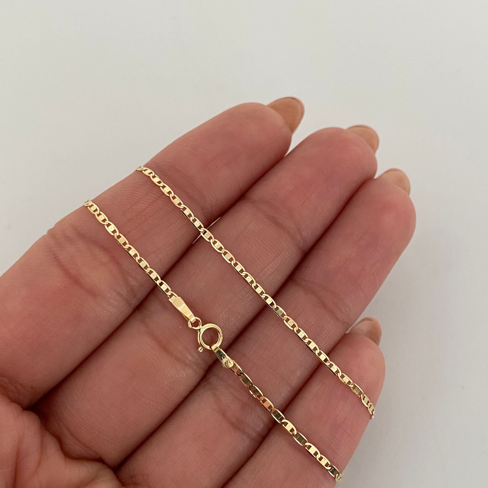 Cadena It plana  Oro amarillo 18k +1 / 1,4 Gr / 45 Cm